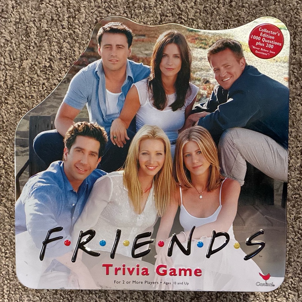 NIB FRIENDS Trivia Game Collectors Edition (Yellow Metal Box), 2002,